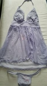 Victoria's Secret XS blueish purple lingerie